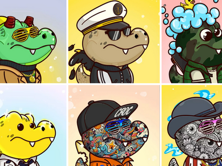 CUTE WITH A CHOMP: Crockys Are Swimming On ApeChain And Plan To Make Their Way To The Otherside With 3D Modeled Crocs!