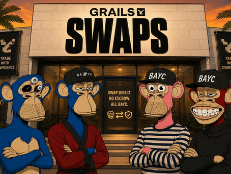 SWAP AT THE SWAMP AND BEYOND: Yuga Labs’ Grails OTC Goes Multichain, Inviting Everyone To Swap Their Gains For A Membership In The Best Club On The Internet!