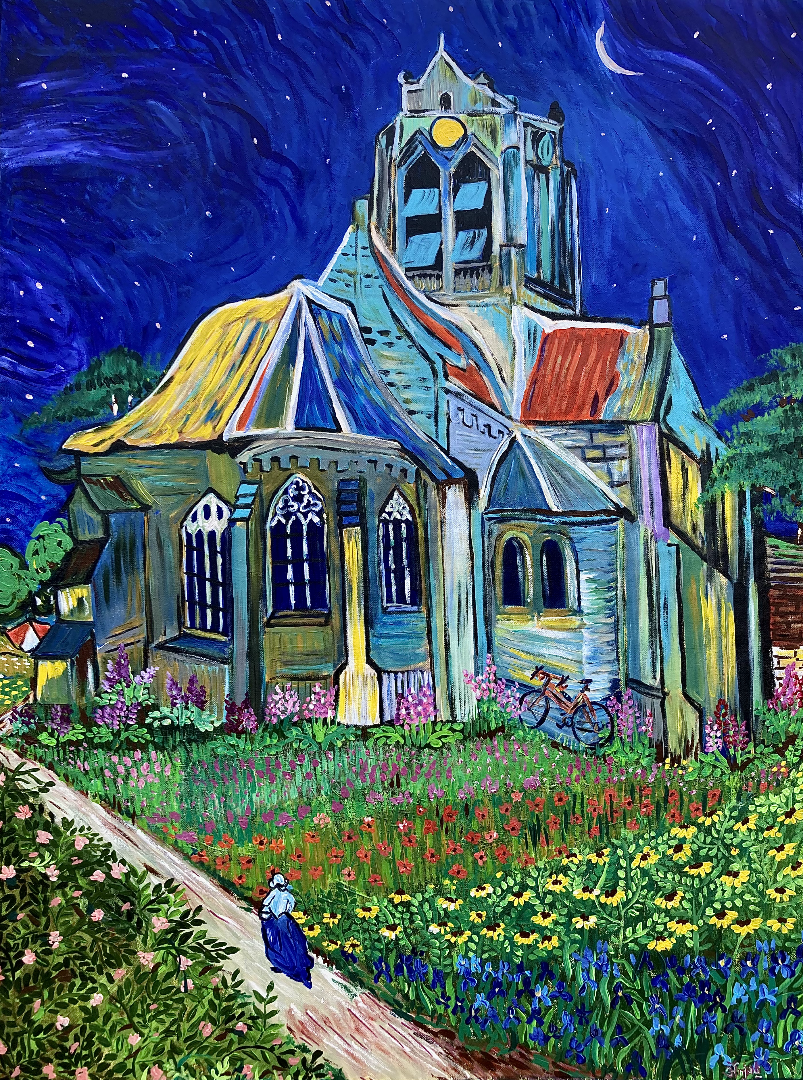 I Wanted A Garden in Van Gogh's "The Church at Auvers”