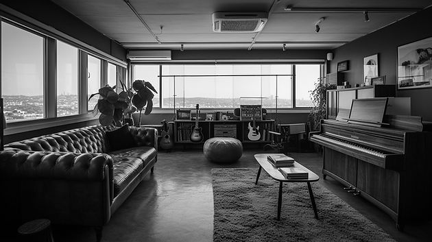 mhnaegeli_A_record_company_office_with_modern_features_and_youn_c9fd1f02-34c9-4bdc-beb9-54