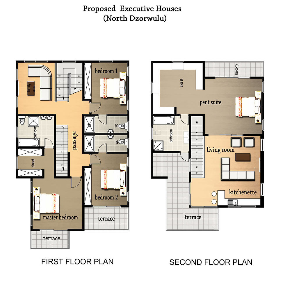Floor plan upstairs