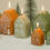 Thumbnail: Kaars huisjes advent - sienna