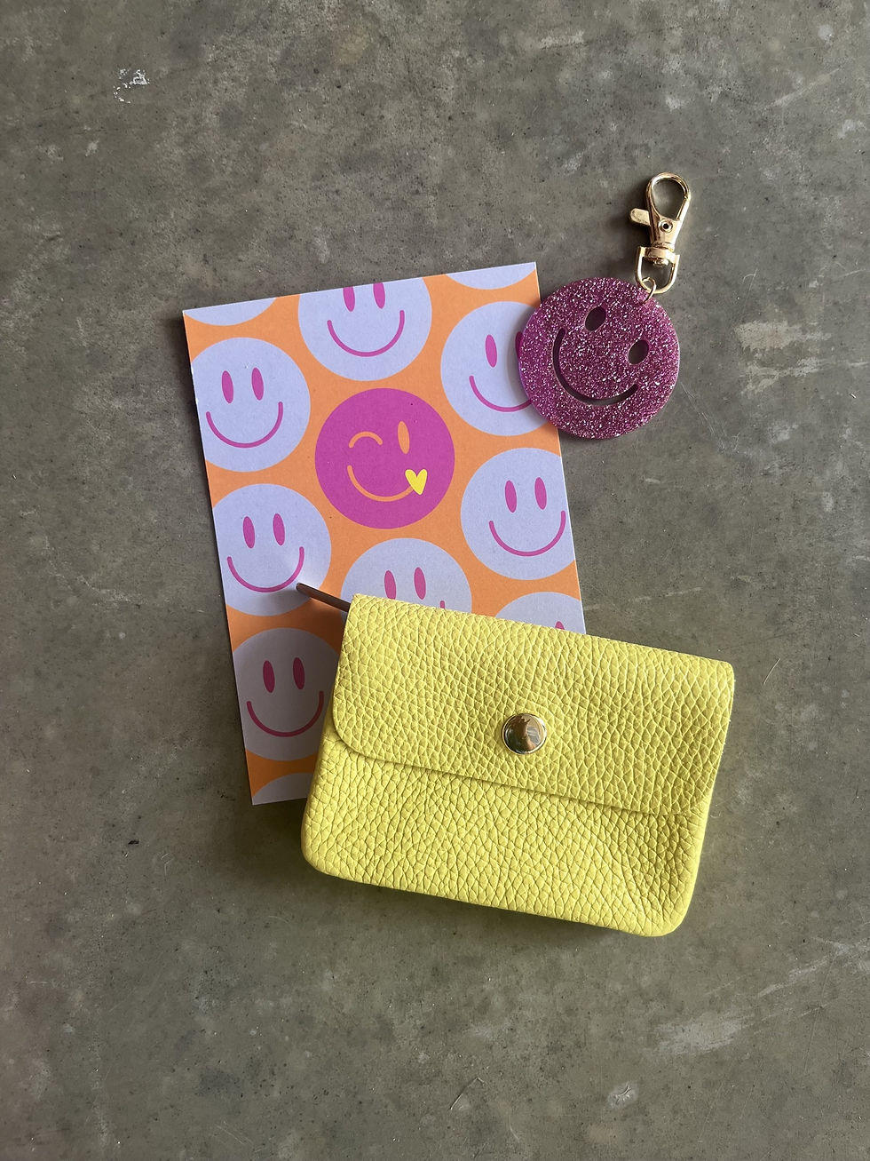 Portemonneetje - geel