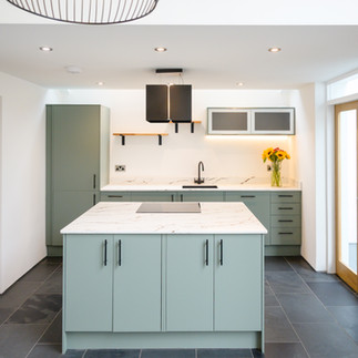 Contemporary new home interior