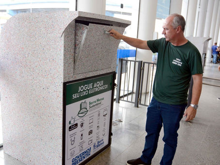 Barra Mansa Sustentável: Prefeitura instala coletores para descarte correto de lixo eletrônico