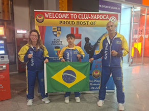 Atletas de Angra representam o Brasil no Mundial de Karatê, na Romênia