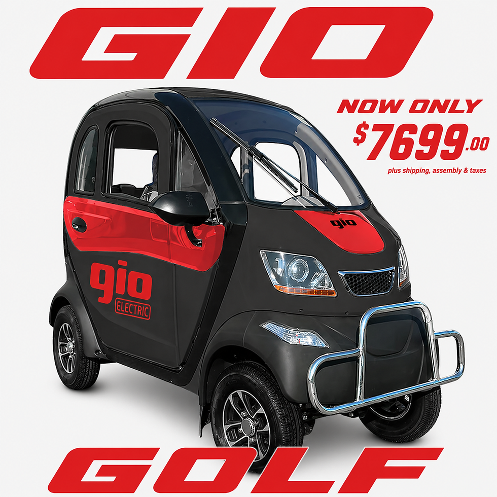 Thumbnail: GIO GOLF  (ENCLOSED MOBILITY SCOOTERS)