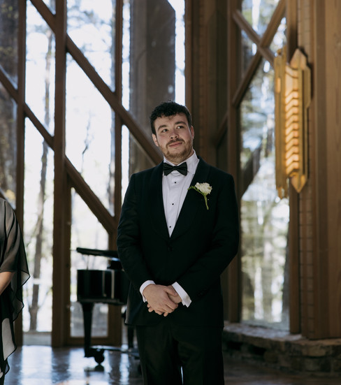 Romantic couples wedding portraits at Anthony Chapel Hot Springs Arkansas, Arkansas Wedding Photographer, Arkansas Film Photographer, Hot Springs Wedding Photographer, Little Rock Wedding Photographer, Little Rock Videographer, Hot Springs Videographer, Garvan Gardens Wedding