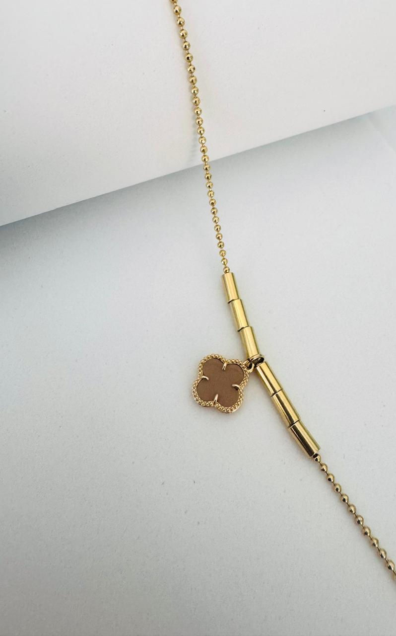 Miniatura: Pulseira Trevo Marrom