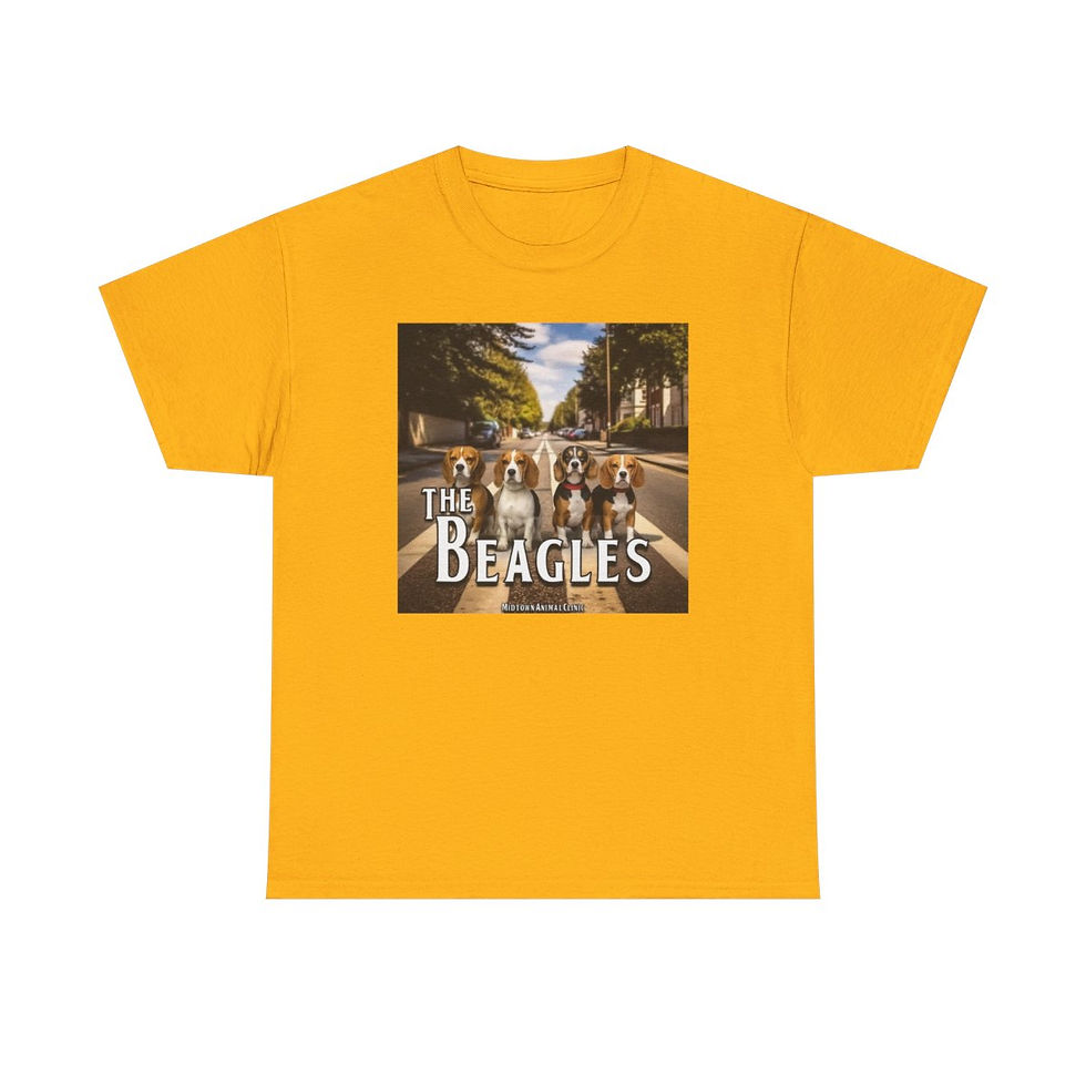 Thumbnail: "The Beagles" - Unisex Heavy Cotton Tee (6/20)