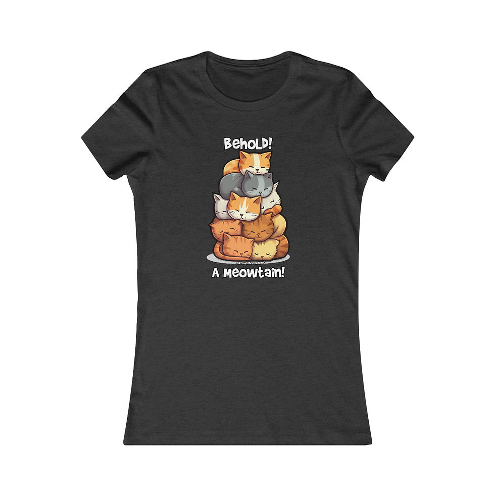 Thumbnail: Women's "Meowtain" Favorite Tee