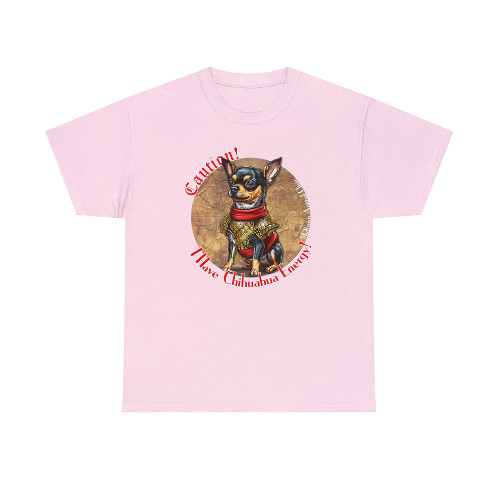Thumbnail: "Chihuahua Energy Alt" - Unisex Heavy Cotton Tee