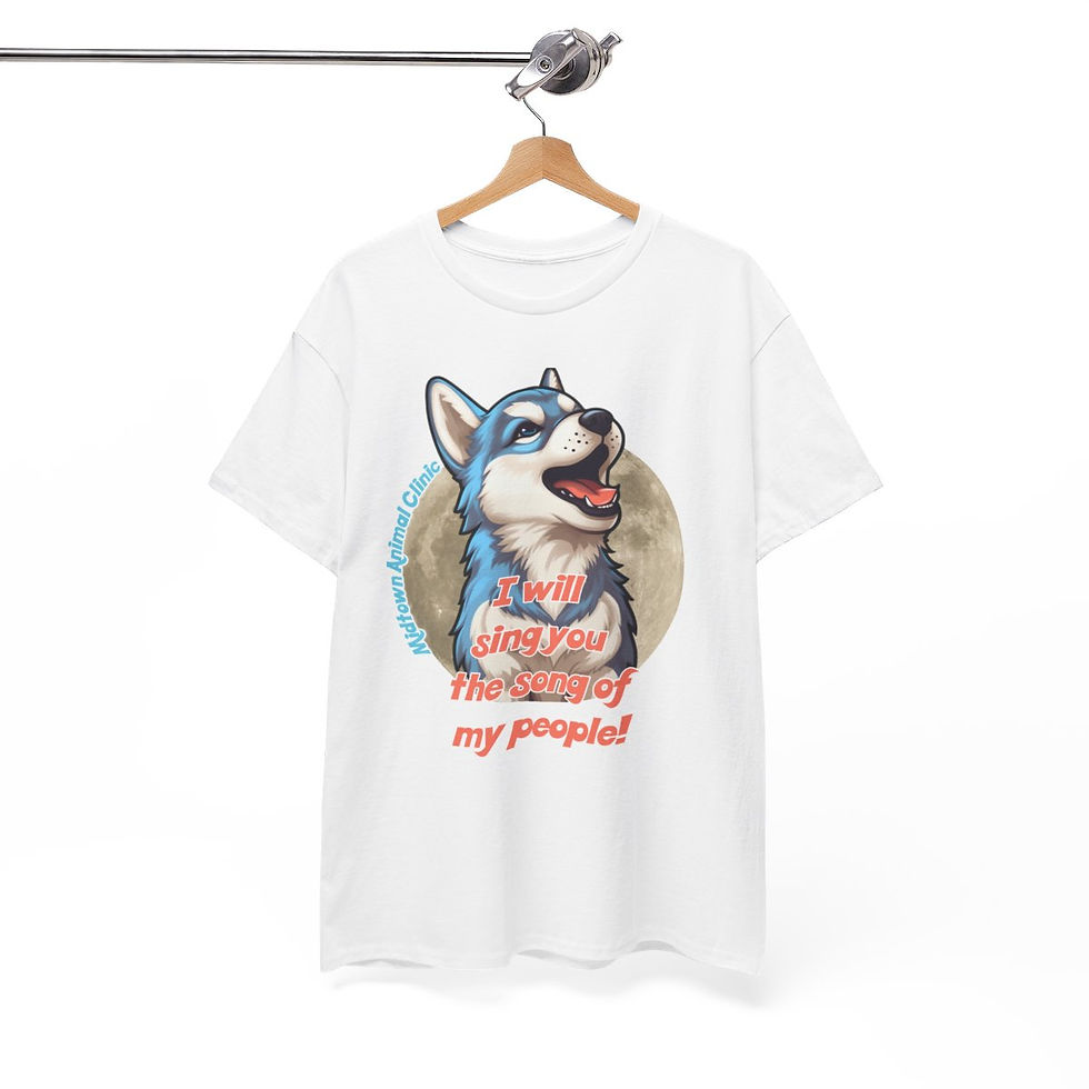 Thumbnail: "Husky Song" Unisex Heavy Cotton Tee (6/20)