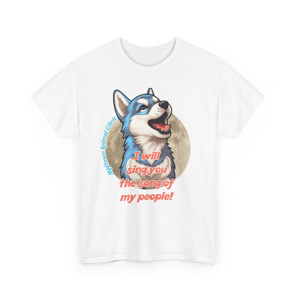 Thumbnail: "Husky Song" Unisex Heavy Cotton Tee (6/20)