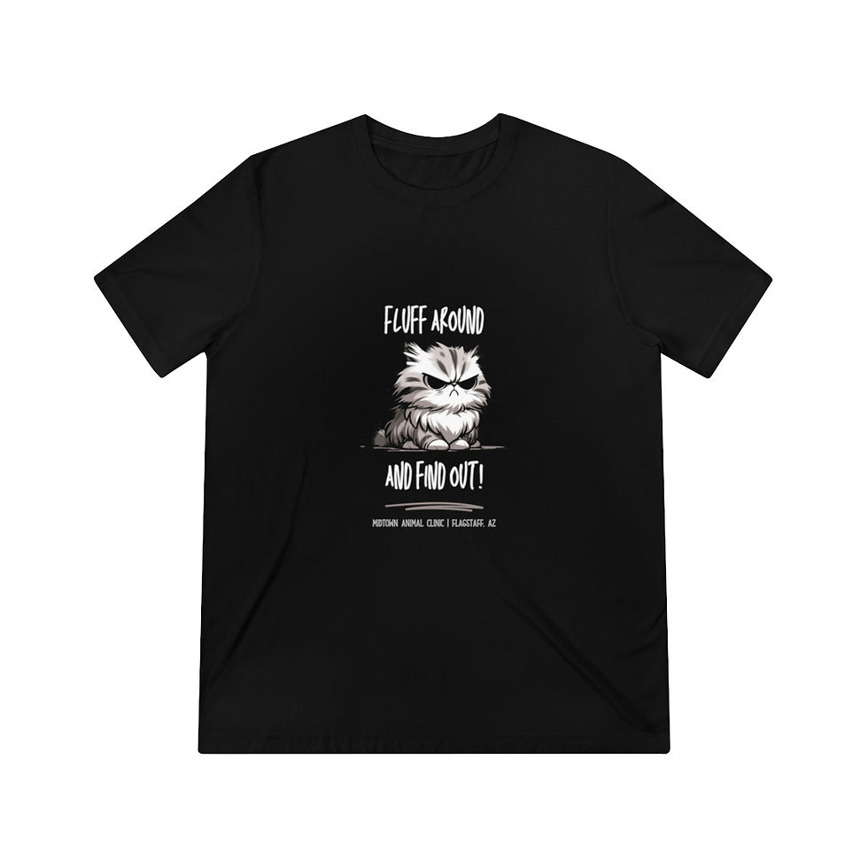 Thumbnail: "Fluff Around" Unisex Slim Fit Tee (6/20)
