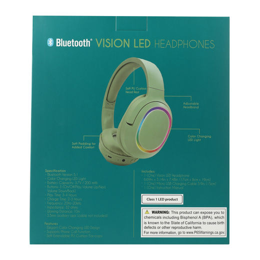 Thumbnail: Vision LED Bluetooth Headphones
