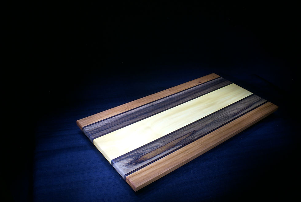 Thumbnail: EXOTIC WOOD SERVING TRAY