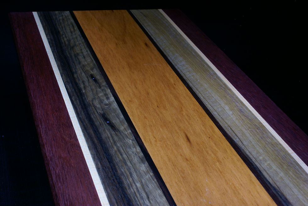 Thumbnail: EXOTIC WOOD SERVING TRAY