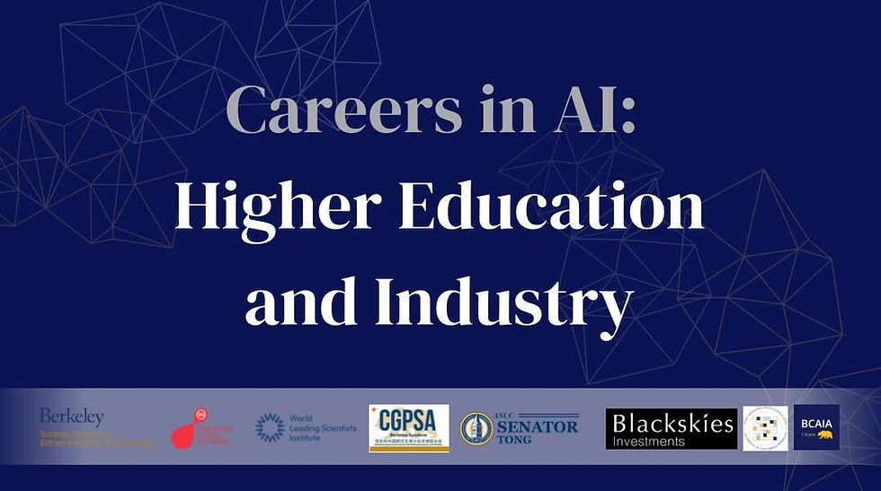 Careers in AI: Higher Education and Industry