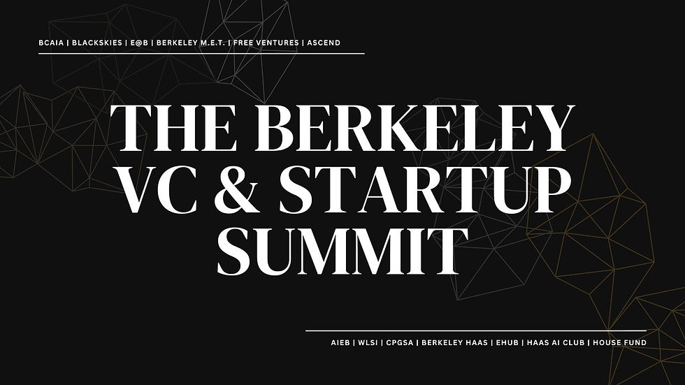 Berkeley VC and Startup Summit