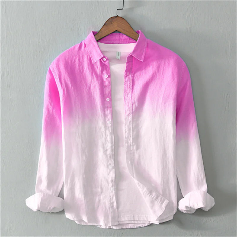 Miniature : Chemise d’Été Homme à Manches Longues suspendue sur un cintre en bois move 3