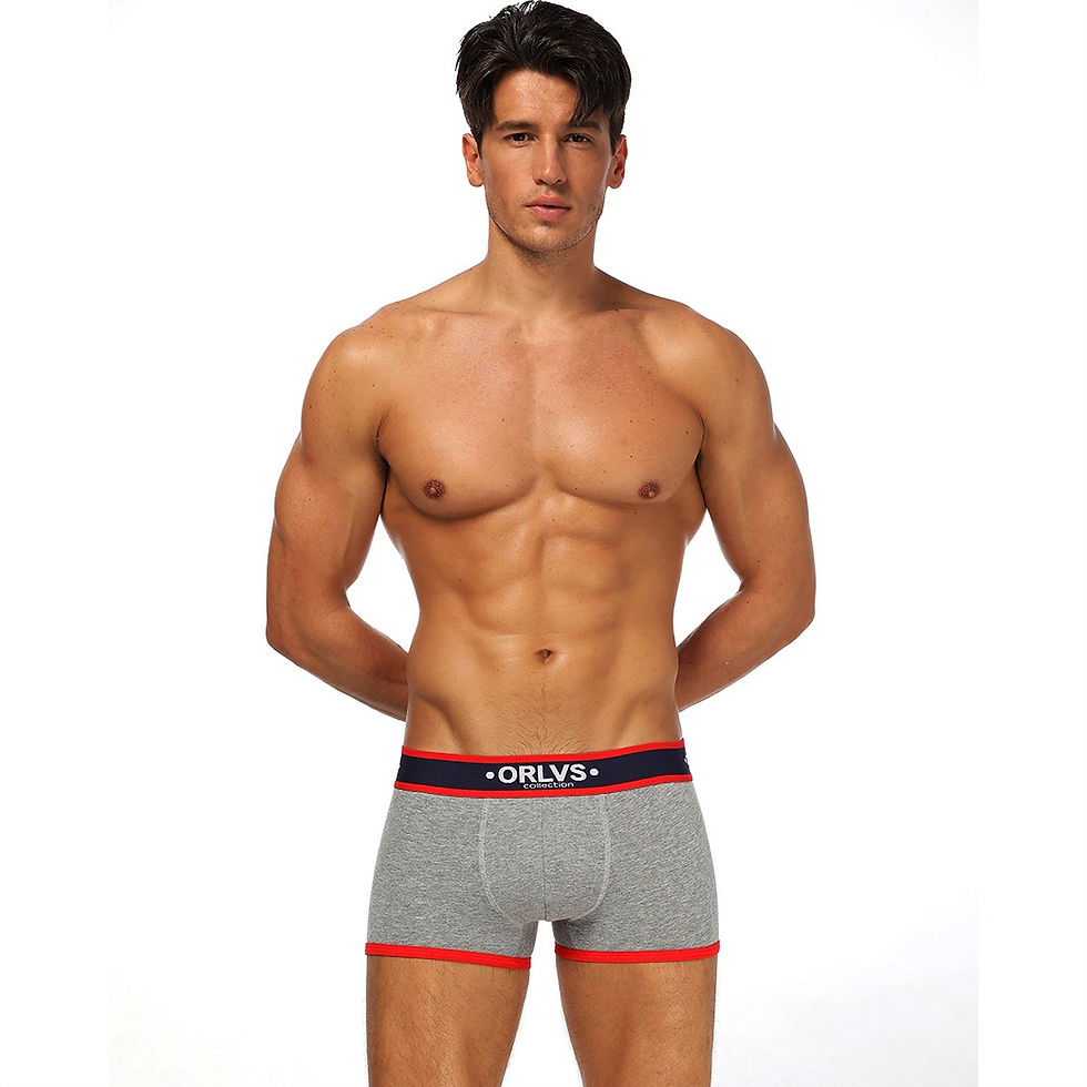 Miniature : Homme portant un Sous-vêtement de Sport de Haute Qualité gris