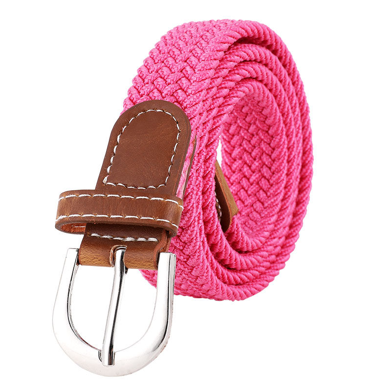 Miniature : Ceinture Tissée Élastique pour Femme rose
