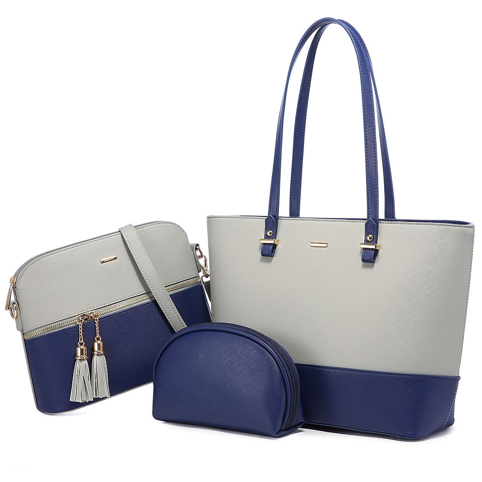 Thumbnail: Ensemble 3 pièces de sac à main vue de face 26