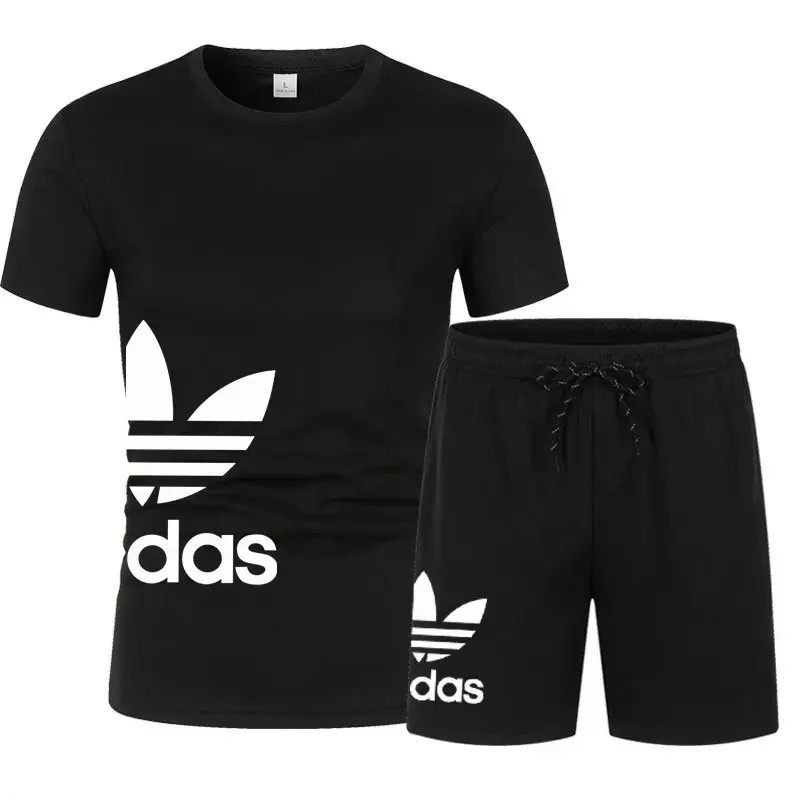 Miniature : Ensemble short homme deux pièces style créateur noir avec jarretelles tendance
