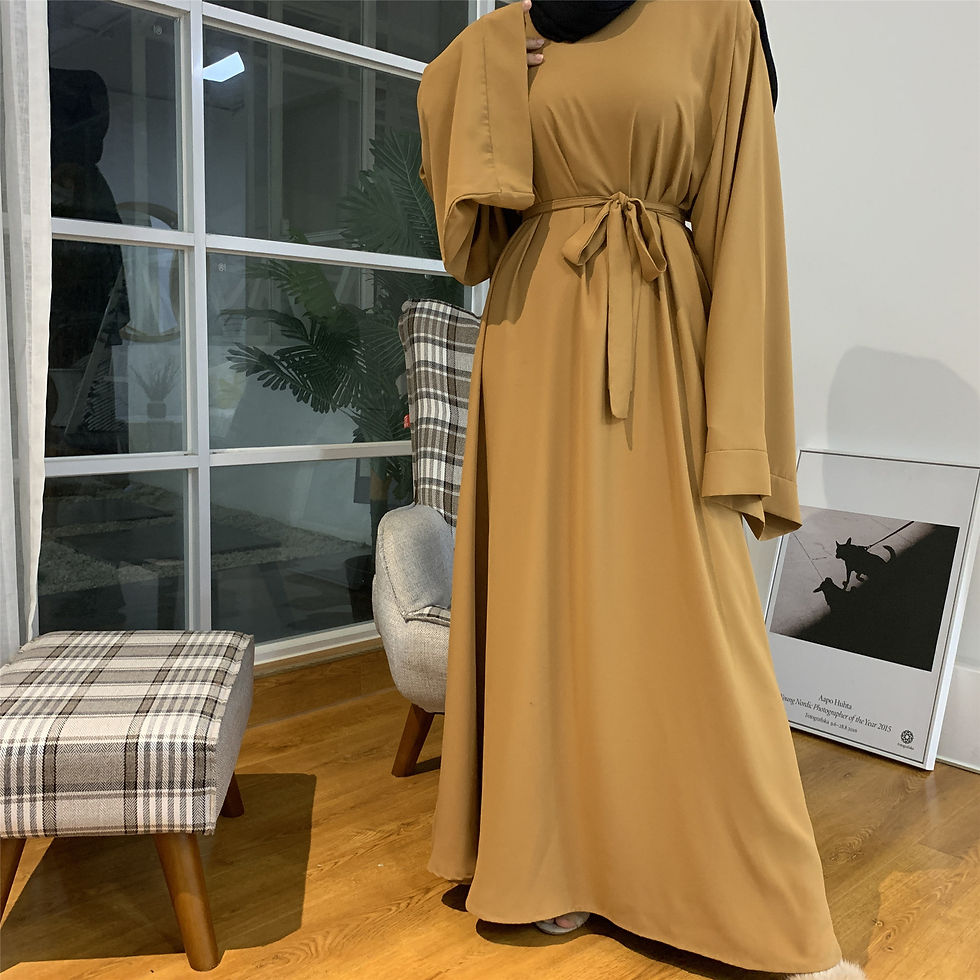 Miniature : robe de prière jaune