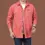 Thumbnail: Homme portant une Chemise ample homme manches longues rouge
