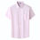 Thumbnail: Chemise d'Été Homme Grande Taille – Manches Courtes, Coupe Ample, Élégante et Confortable pour le Travail rose