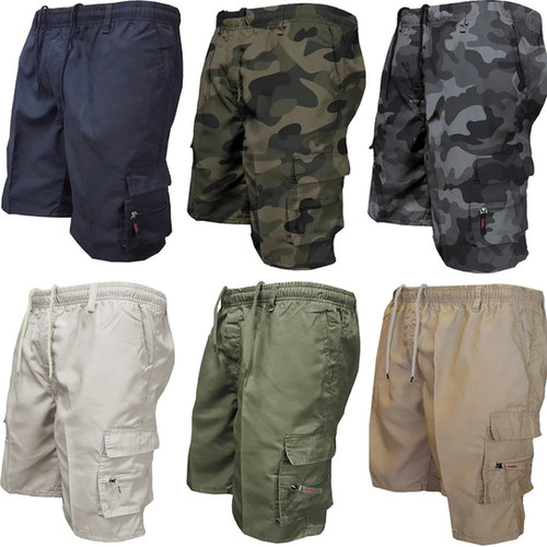 Lxitoler Bermuda Homme Short De Travail Randonnée Shorts Cargo Tactique