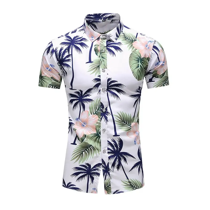 Miniature : Chemise hawaïenne à manches courtes pour homme vue de face 11