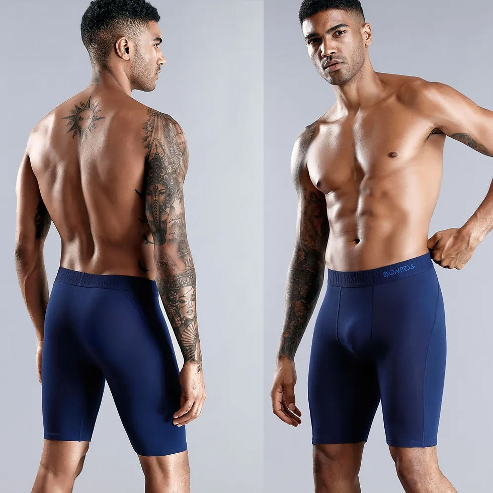 Miniature : Hommes en Boxers à Jambes Longues  vue de face et par arrière 2