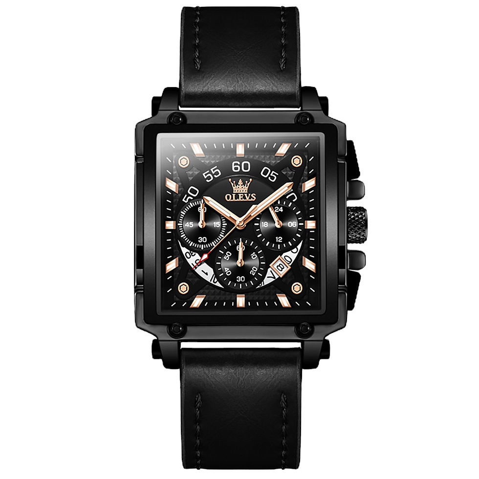 Miniature : Montre bracelet en cuir vue de face 4