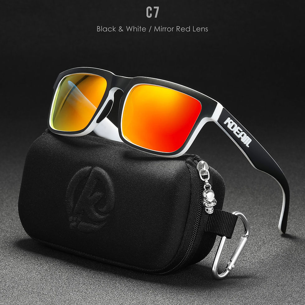 Miniature : Lunettes de Soleil Carrées Polarisées pour Homme + pochette 28