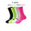 Thumbnail: Lot de 4 paires de chaussettes de cyclisme homme/femme 3