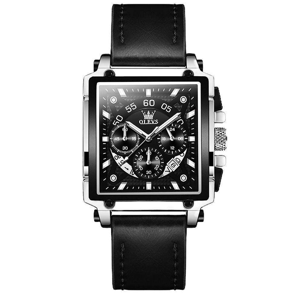 Miniature : Montre bracelet en cuir vue de face 3