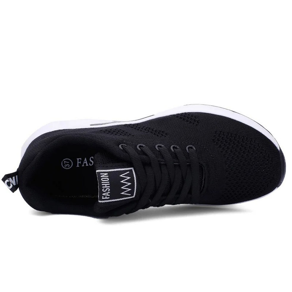 Thumbnail: Chaussure Basket d'Été pour femmes noire 2