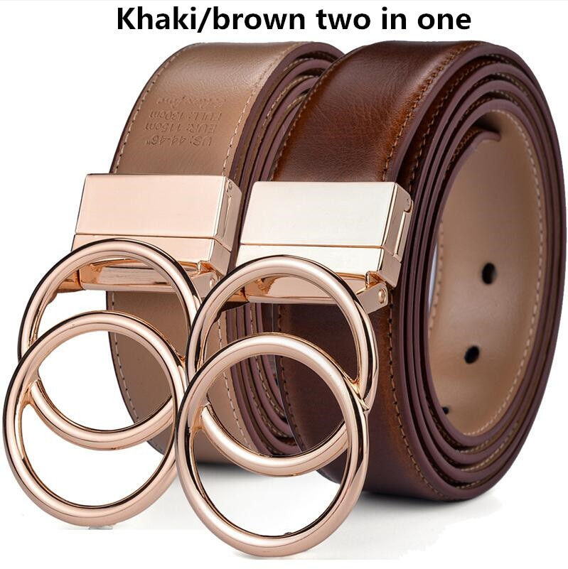 Thumbnail: Beltox Femme Ceinture  beige / marron