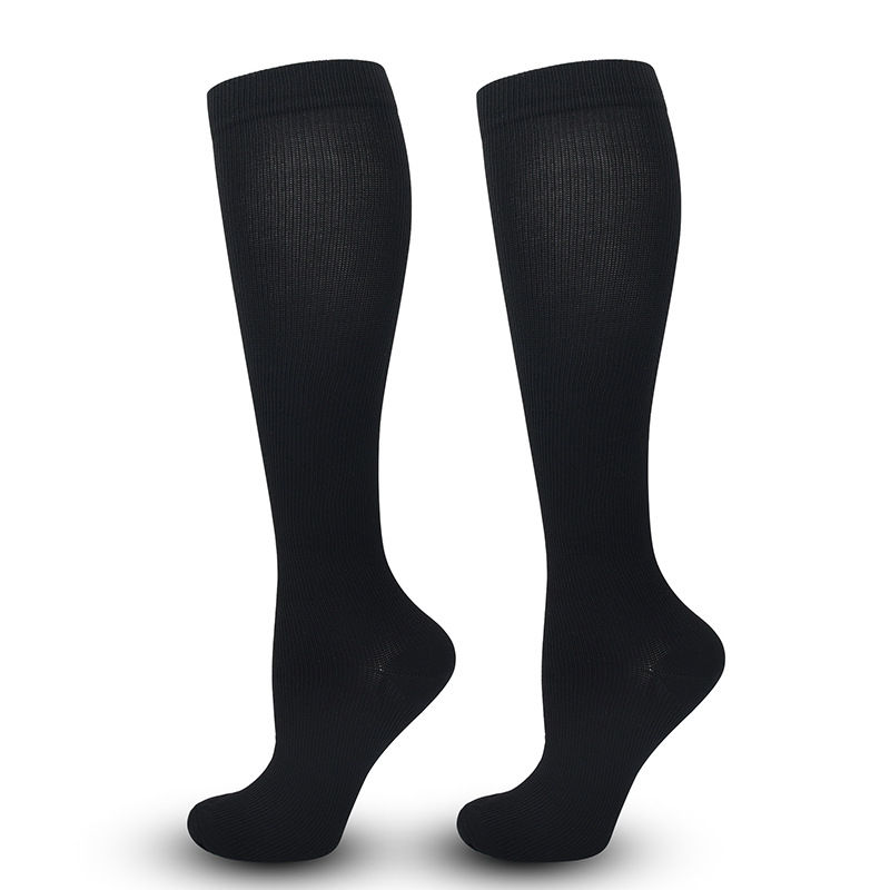 Thumbnail: Chaussettes de Compression pour Hommes et Femmes noires