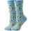 Thumbnail: 1 paire de Chaussettes Mi-Mollet Femme Happy Fruit Harajuku 15