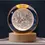 Miniature : Lampe de table LED 3D boule de cristal – Système solaire Saturne & Lune – USB 24