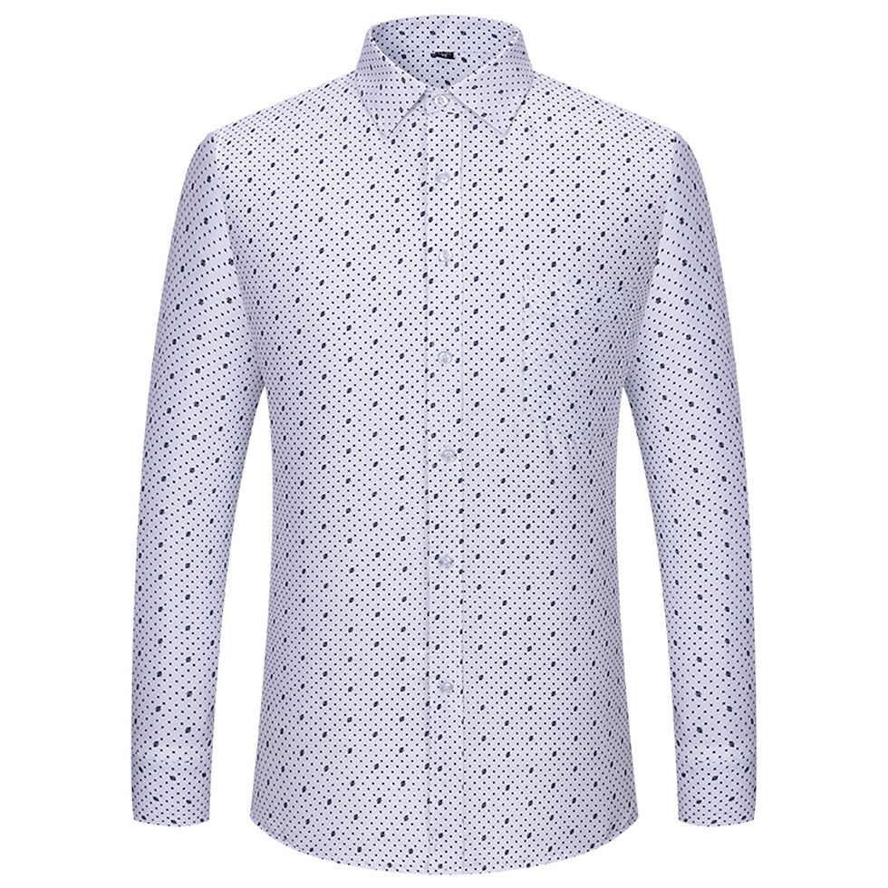 Thumbnail: Chemise Classique à Manches Longues pour Homme blanche