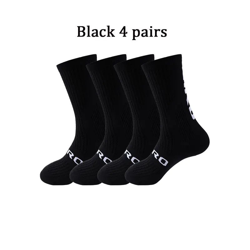 Miniature : Lot de 4 paires de chaussettes de cyclisme homme/femme noires