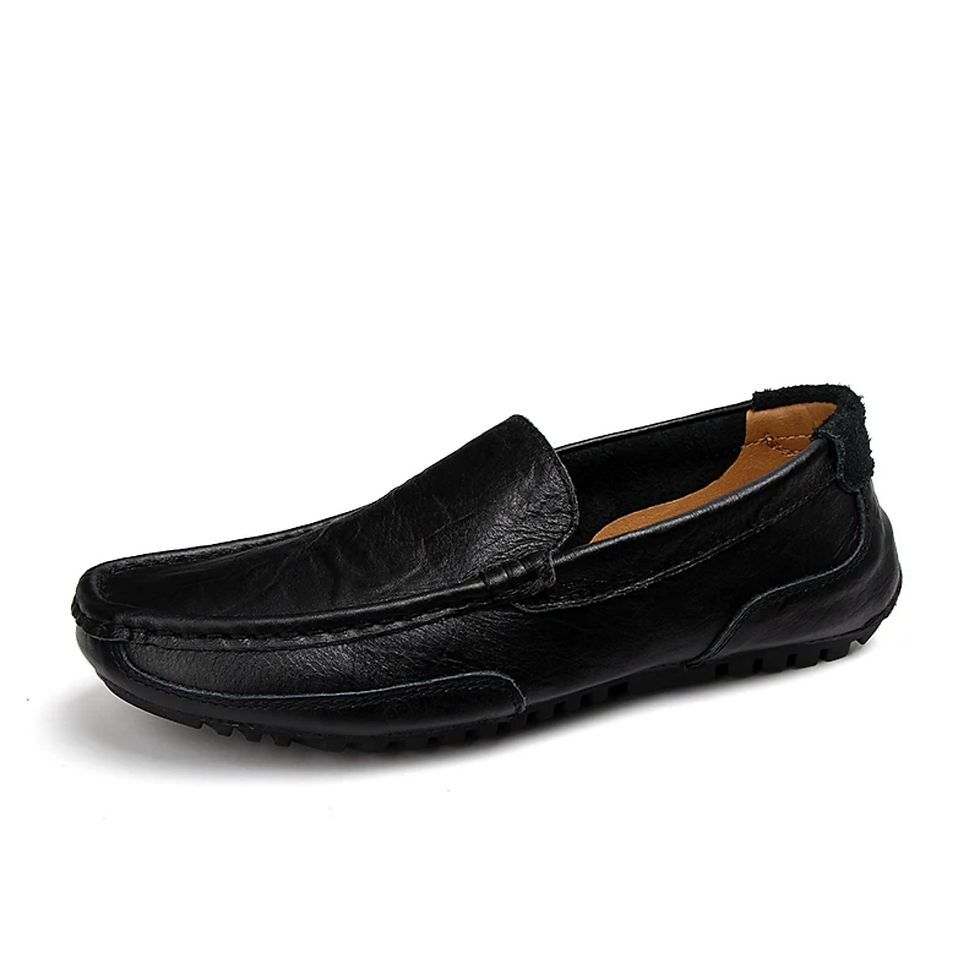 Miniature : Chaussure en Cuir de Luxe pour Hommes noire