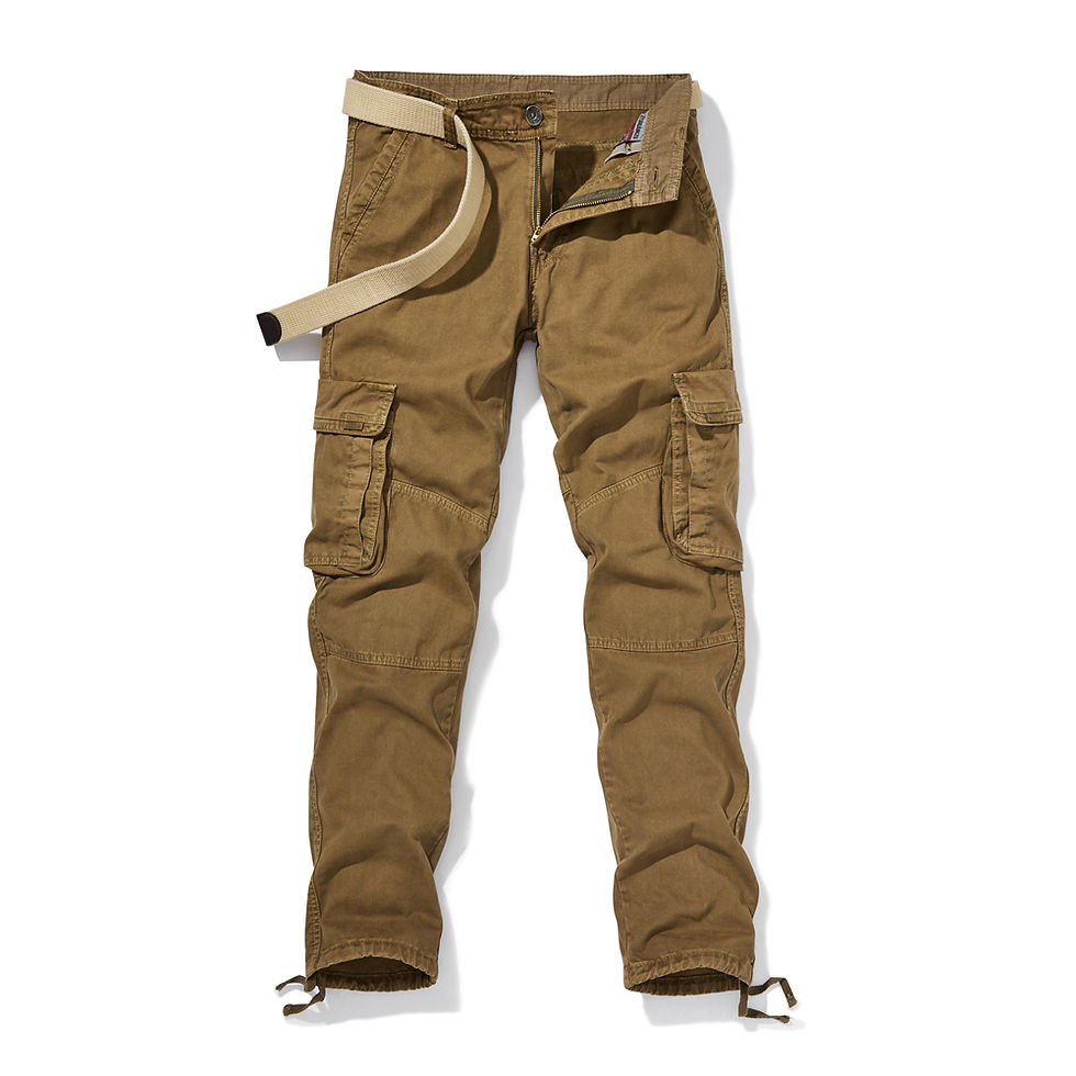 Miniature : Pantalon Cargo Homme Printemps-Automne kaki 2