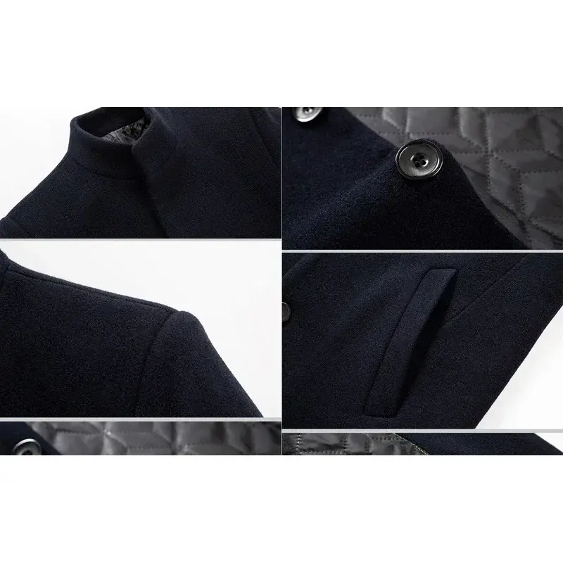 Miniature : Détail du tissu du manteau TFETTERS pour homme, léger et résistant à l'eau.