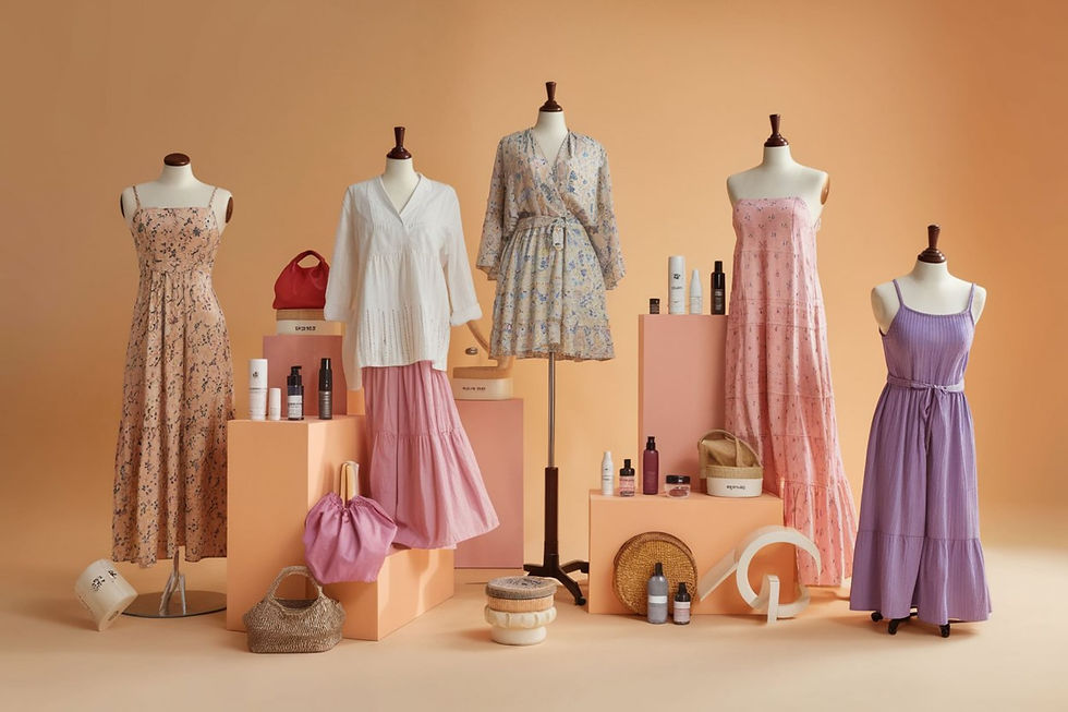 Portrait de la boutique de vêtements et de poduits de beauté en ligne "sconfort.com", vue de l'intérieur 2